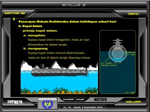 media pembelajaran ariefqosim.com tentang hukum archimedes pada kapal selam