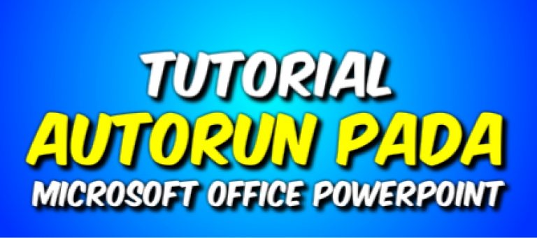 Membuat Autorun powerpoint dengan Notepad